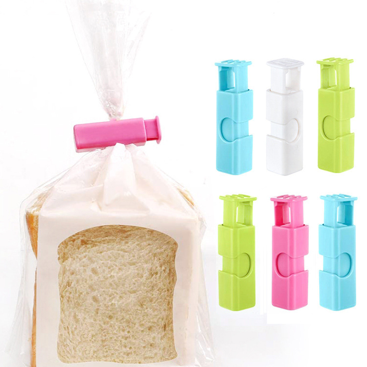 Food Sealing Clamp Plastic Bag Sealing Clip Suction Card Department Store Cross-Border Bread Bag Snacks Multi-Purpose Moisture-Proof Sealing Clamp