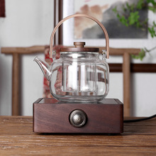 北美胡桃木电陶炉茶炉家用智能迷你小型实木煮茶炉茶具高端静音