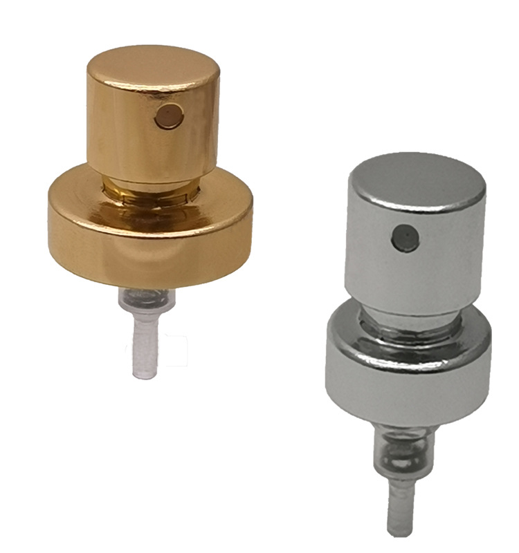 15-20牙香水喷头微型喷雾器头金属铝材质透明泵体化妆品包装喷头