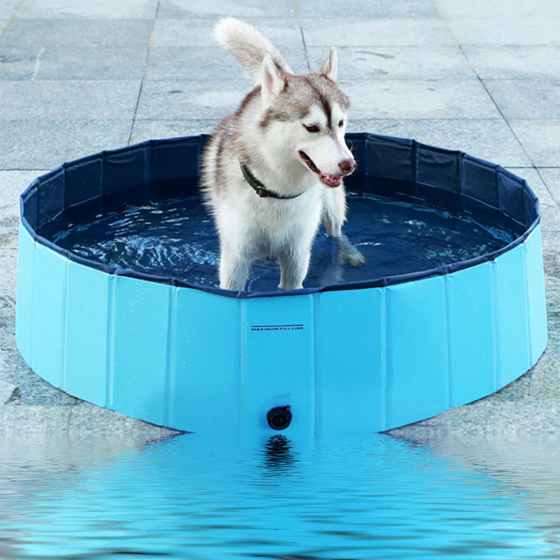 宠物水池狗狗游泳池猫咪沙盘洗澡盆可折叠水池泡菜池亚马逊热销