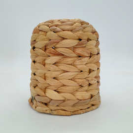 手工草编灯罩编织灯笼工艺藤条编织水葫芦草编中式创意个性吊灯罩