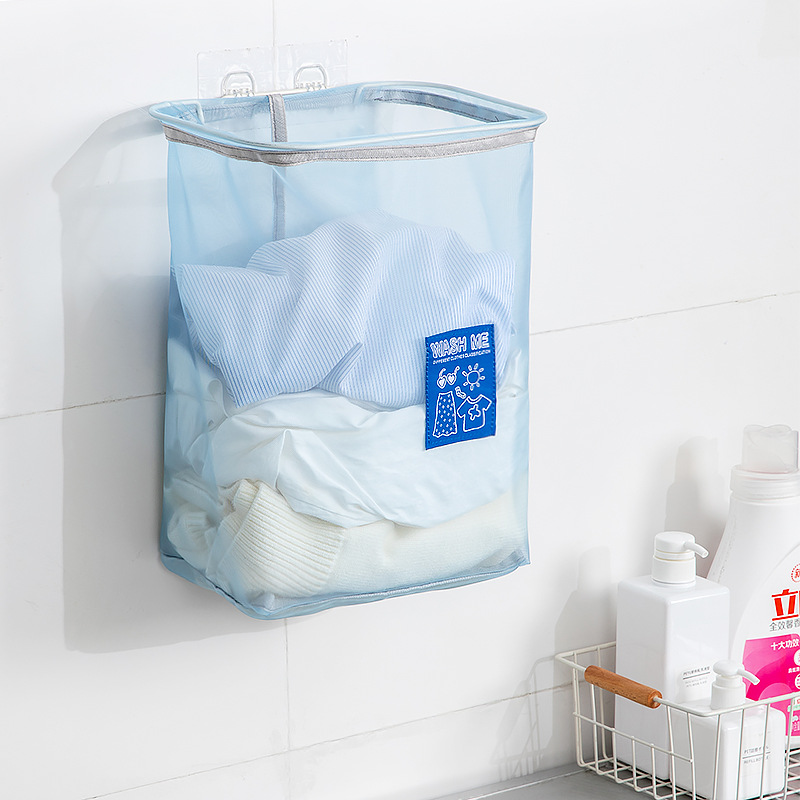 Laundry Basket Dirty Clothes Basket Clothes Storage Basket Wall-Mounted Foldable Bathroom for Clothes Fantastic Product Household Laundry Basket