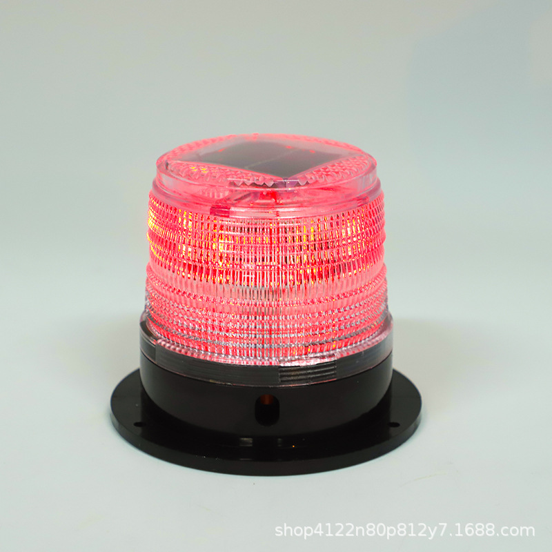 Solar Crane Warning Light Marine Signal Lamp Traffic Construction Strobe Light Obstacle Indicated Light