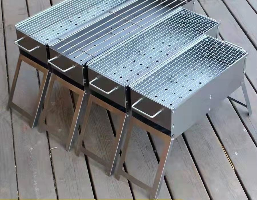 烧烤架子bbq烧烤炉户外家用户外木炭烤肉折叠套烧炭野外工具代发
