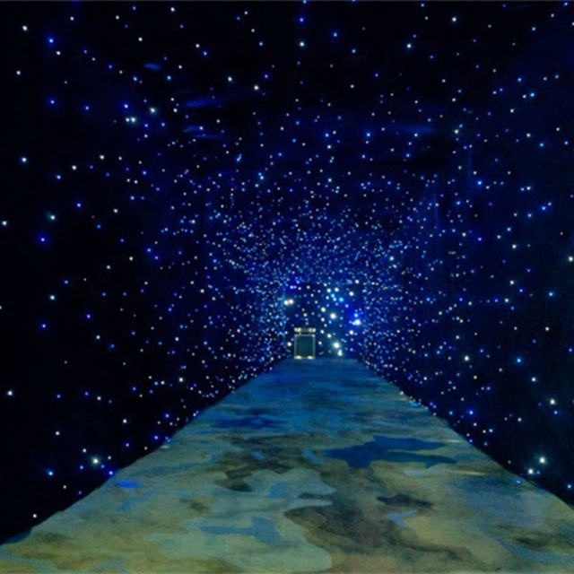 led星空幕布星星布婚庆星光布婚礼星空布背景布舞台直播背景布灯