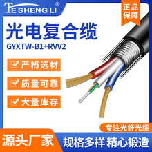 国标光电复合缆4芯8芯12芯24芯铠装光缆综合光纤带电源地埋一体线