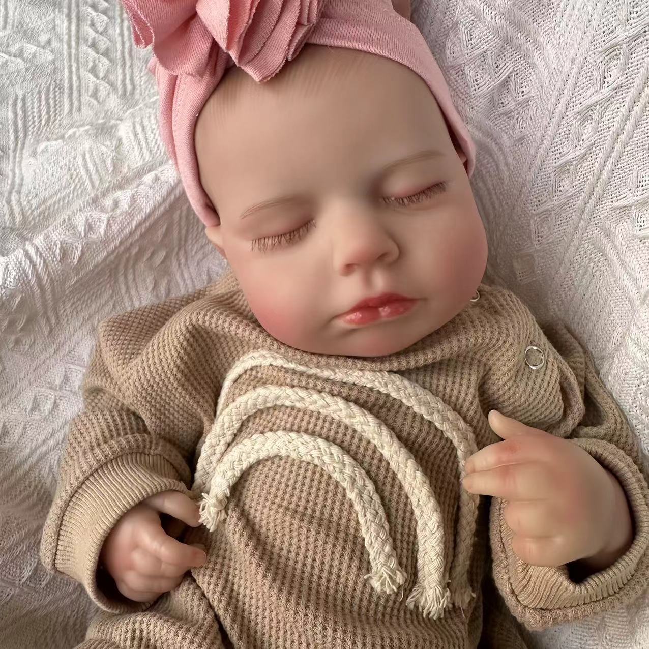 48厘米仿真重生娃娃 reborn doll 儿童过家家玩具loulou-阿里巴巴