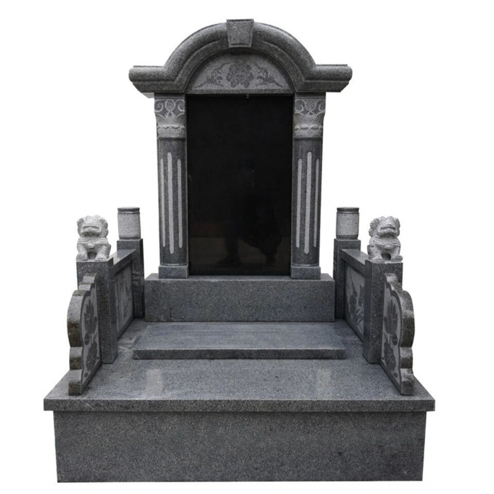 墓碑石碑照片刻字陵园公墓双人经济大理石花岗岩坟墓大家族墓