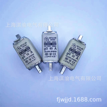 飞凰低压熔断器rt16-00 nt00 rt36-00熔断体熔芯 上海陶瓷电器厂