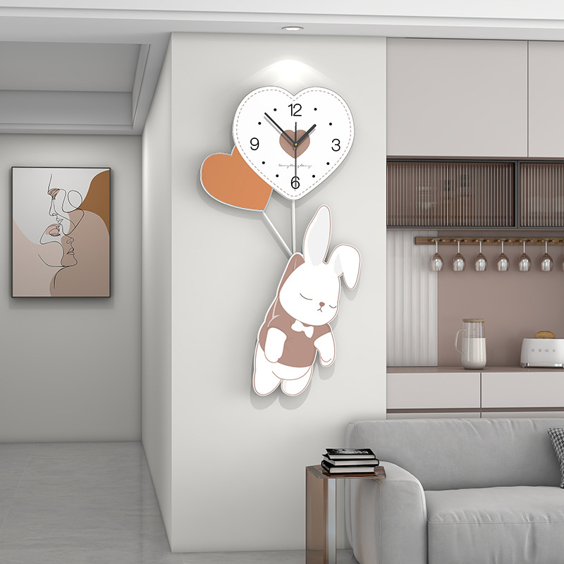 Wall Clock Living Room Creative Wall Hanging Special Decoration Art Restaurant Clock Modern Minimalist Fashion Trending Restaurant Clock