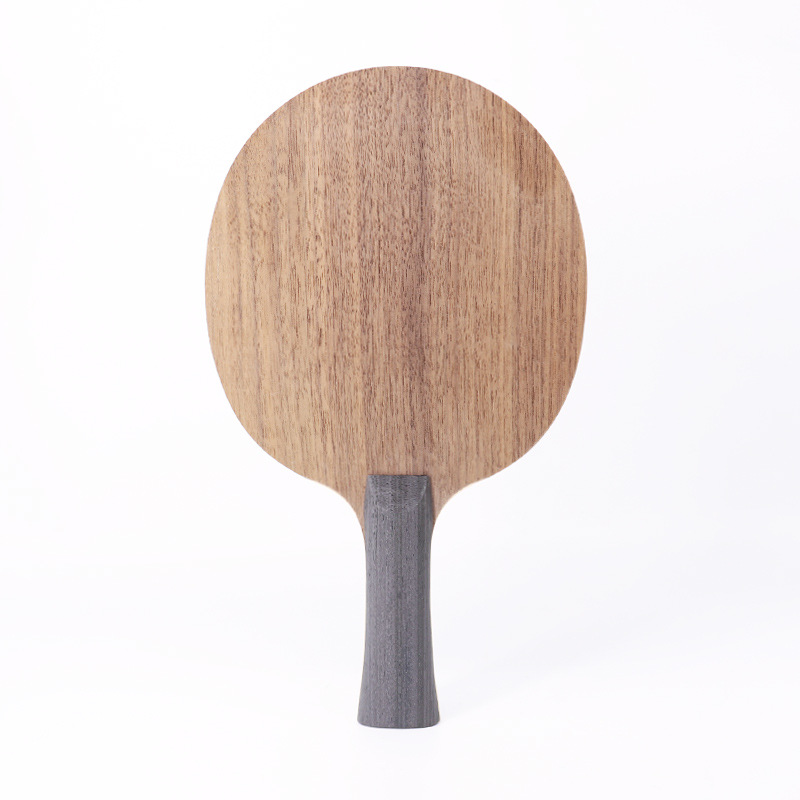 海天文体专业乒乓球底板023号纯木乒乓球拍底板7层黑胡桃木面材