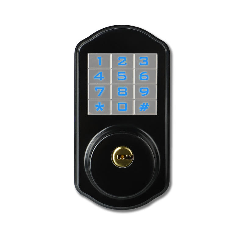 beck防盗大门密码锁别墅钥匙电子密码锁厂家室内智能锁家用黑色