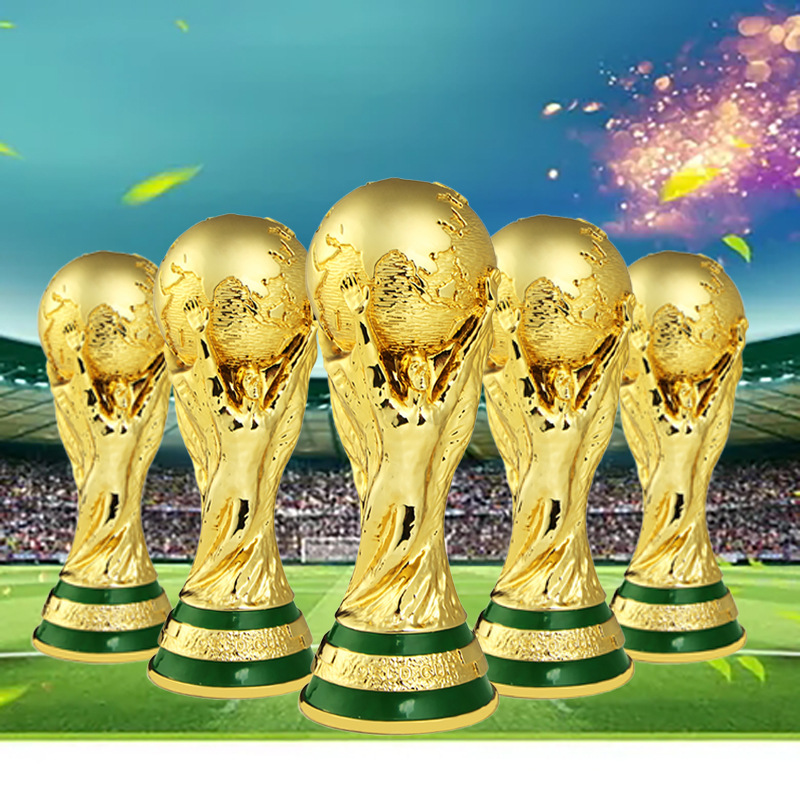 2022 Football World Cup Trophy Model FIFA World Cup Resin Craft Ornament Football Game Trophy