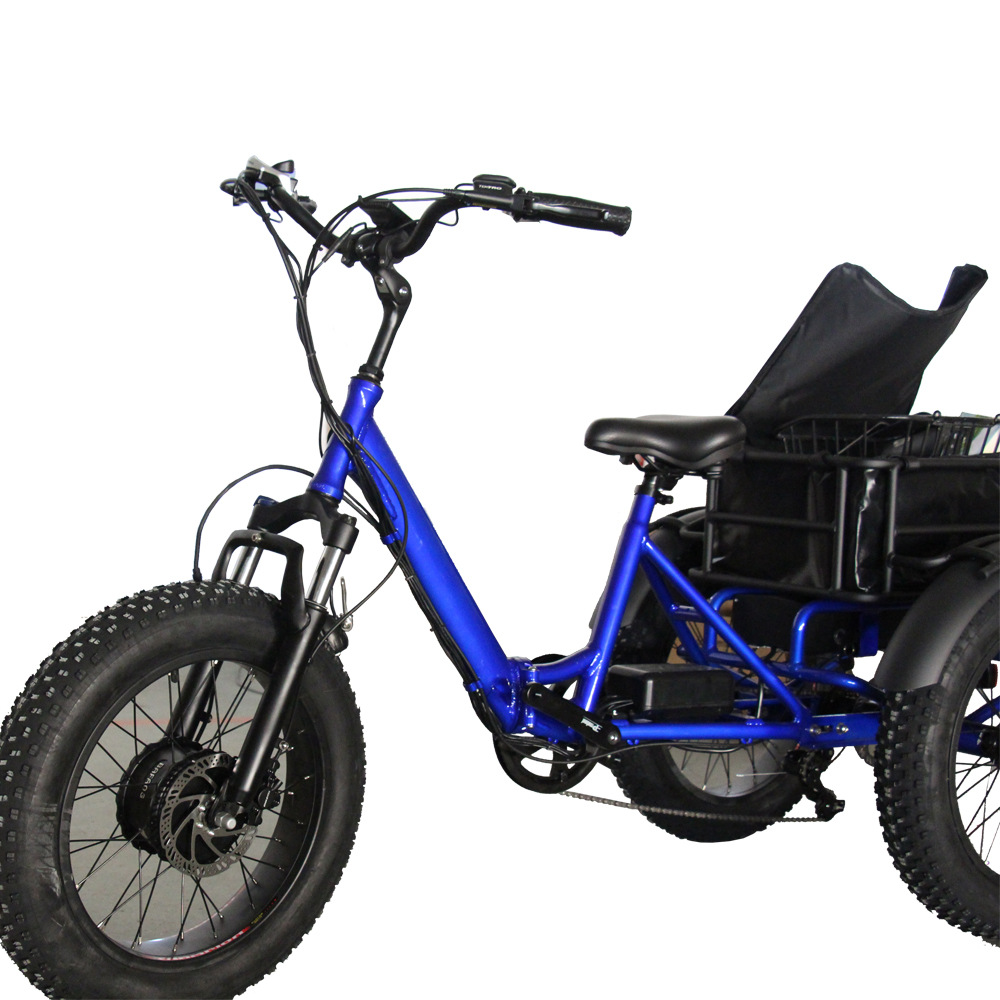 助力三轮车客货两用简易款电动三轮车人力三轮车助力电动车健身车