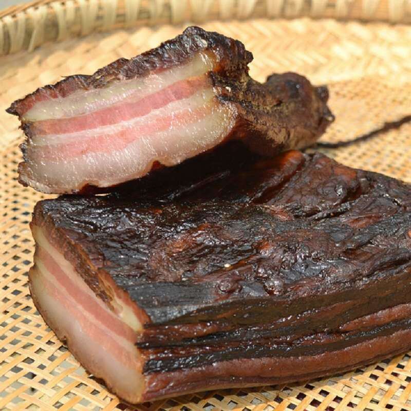 湖南湘西农家柴火烟熏五花老腊肉后腿腊肉非四川黑腊肉特色速卖通