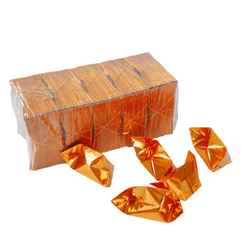 清明祭祀10*13金元宝半成品塑封一箱4万祭元宝纸烧纸钱金条金砖纸