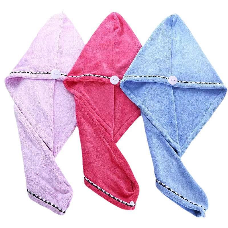 Hair-Drying Cap Women's Wipe Hair Quick-Drying Towel Thickened Absorbent Beauty Salon Hair Towel Shower Cap Foreign Trade Hair Drying Towel Wholesale