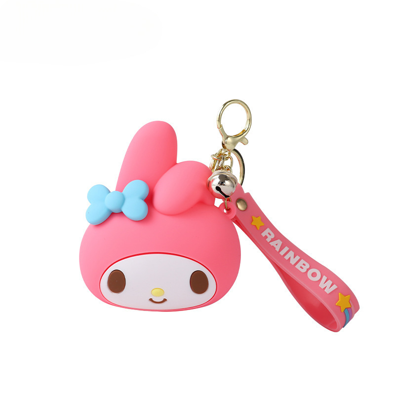 Popular Silicone Cute Silicone Messenger Bag Silicone Bag Melody Big Ear Dog Children's Bag Coin Purse Earphone Bag