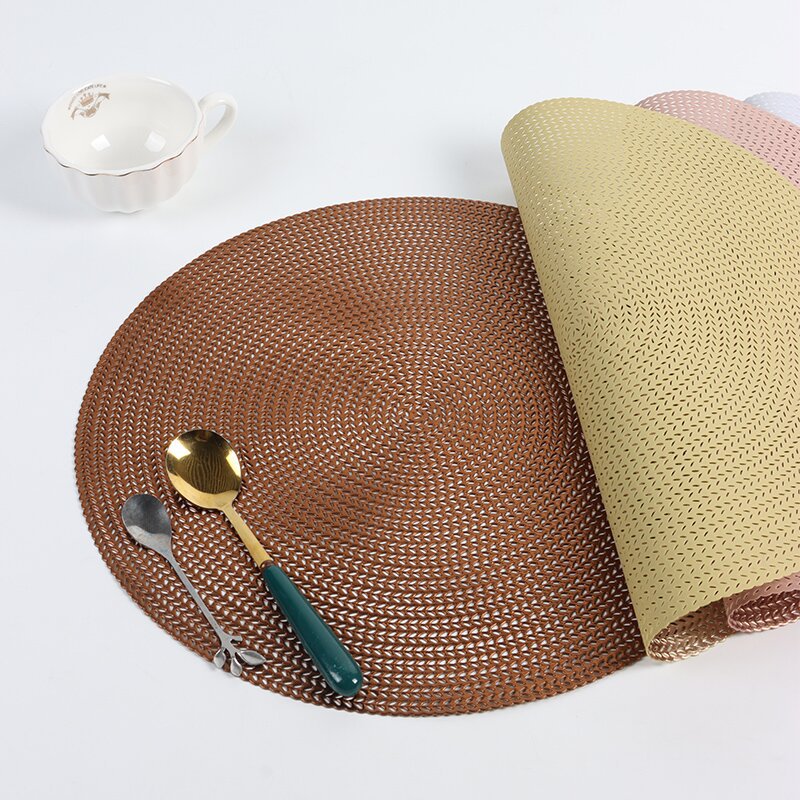 跨境货源北欧风麦穗镂空餐垫防油防烫隔热餐桌垫子圆