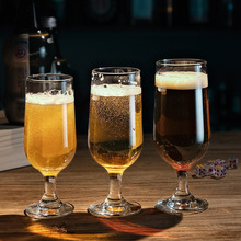 精酿啤酒杯商用套装网红小酒馆酒吧玻璃扎啤杯家用品脱高脚酒杯