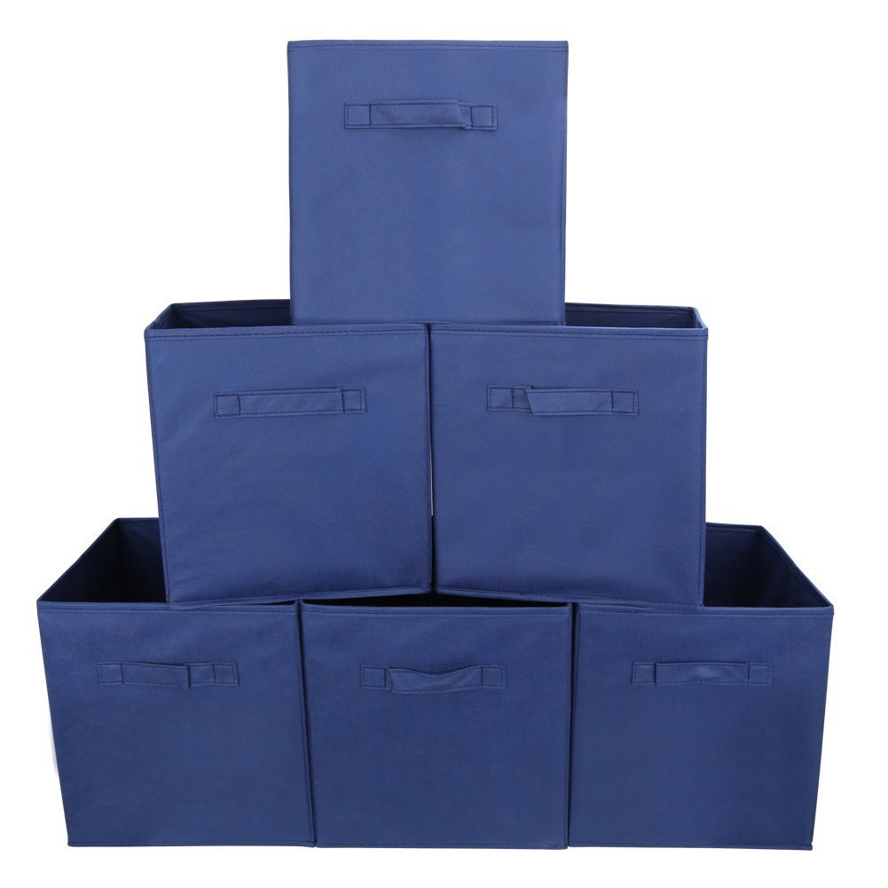 Cloth Storage Box Wholesale Non-Woven Wardrobe Drawer Folding Storage Box Clothes Clothing Organizing Box Cross-Border