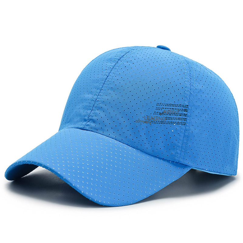 Men's Summer Quick-Drying Hat Summer Lightweight Mesh Sun Hat Korean Breathable Baseball Cap Casual Punch Hat