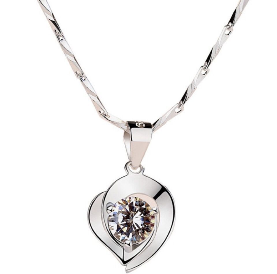 定制pt950吊坠铂金项链女款送女友礼物生日情人节告白珠宝批发