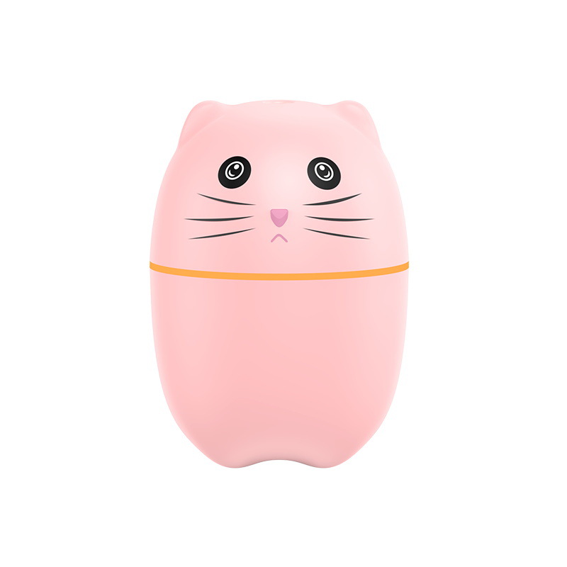 Mini Humidifier New Cute Pet USB Desktop Office Silent Bedroom Fog Colorful Light Gift Wholesale Hot Sale