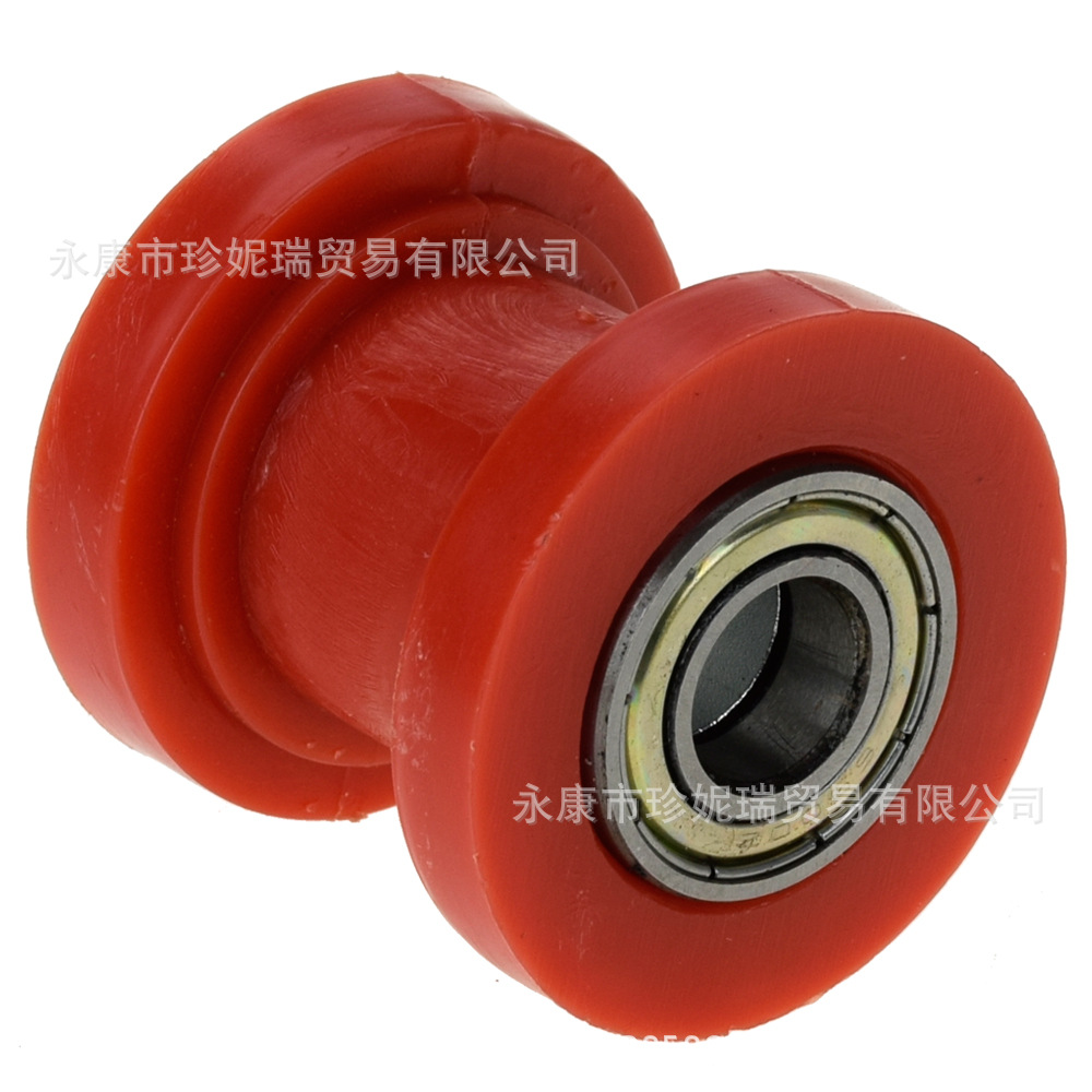 越野摩托车改装50-250cc链条导链轮链条张紧器滚动轮8mm 10mm导轮