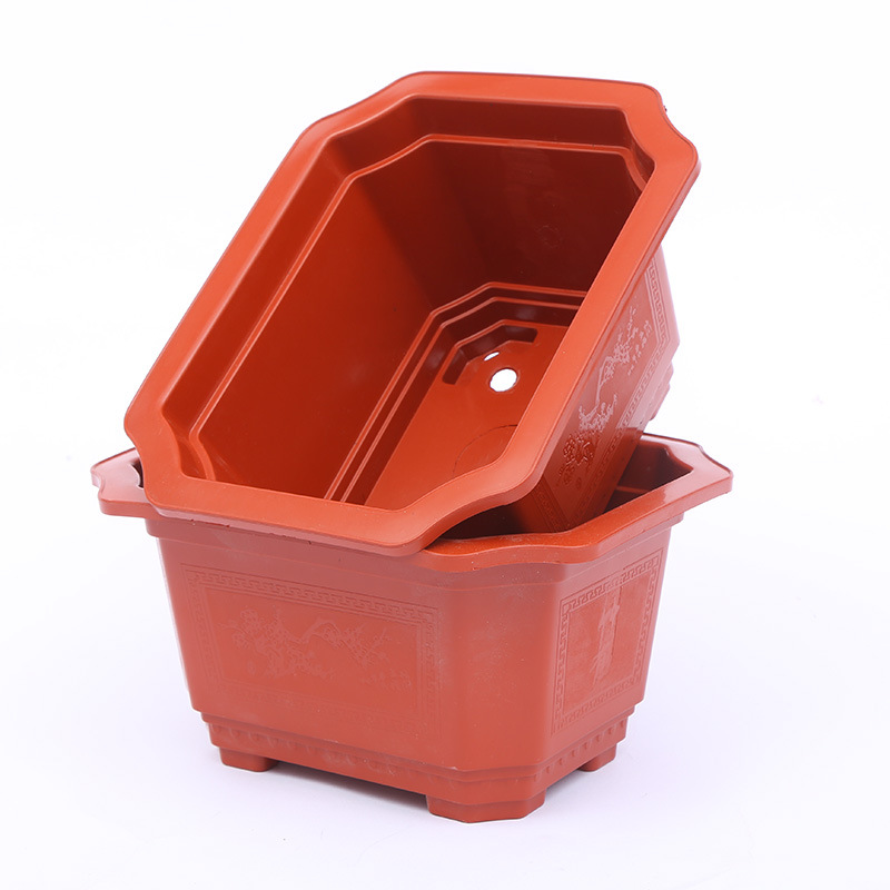 方形花盆现货批发家居装饰种植植物花盆绿植果树园艺长方形花盆