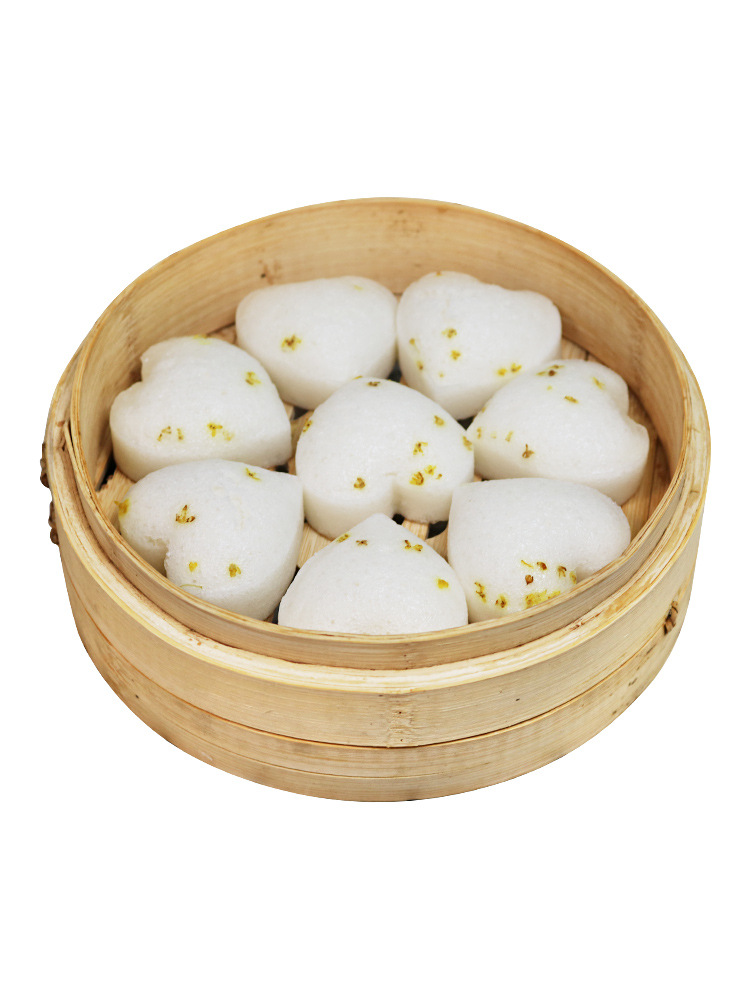 爱心桂花糕350g*5袋传统手工糕点速冻早餐糯米发糕蒸煮食品