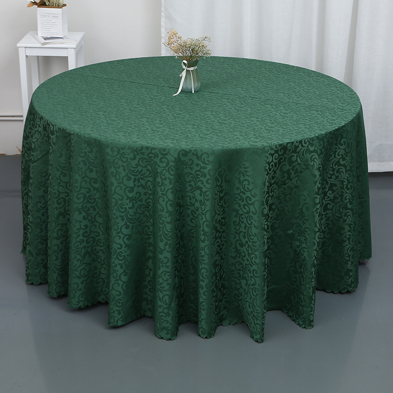 Hotel Tablecloth Fabric Restaurant Tablecloth Restaurant Table Cloth European Large round Table Tablecloth round Household round Tablecloth