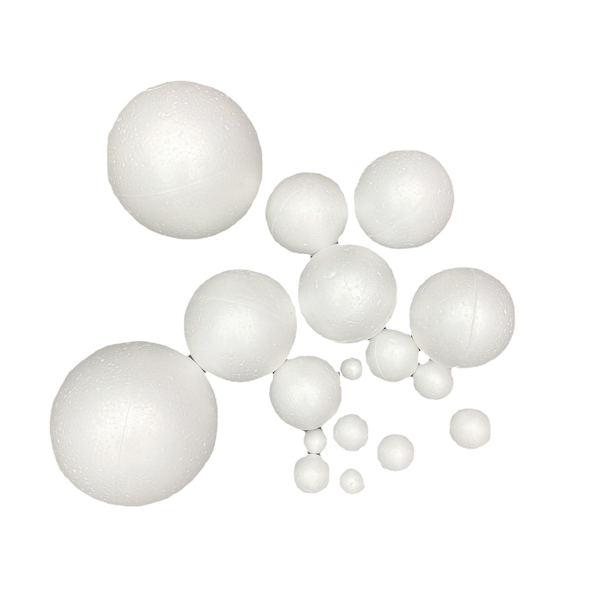 泡沫球白色 手工diy芳草美劳 eps保丽龙实心球 婚庆花球 厂家直销