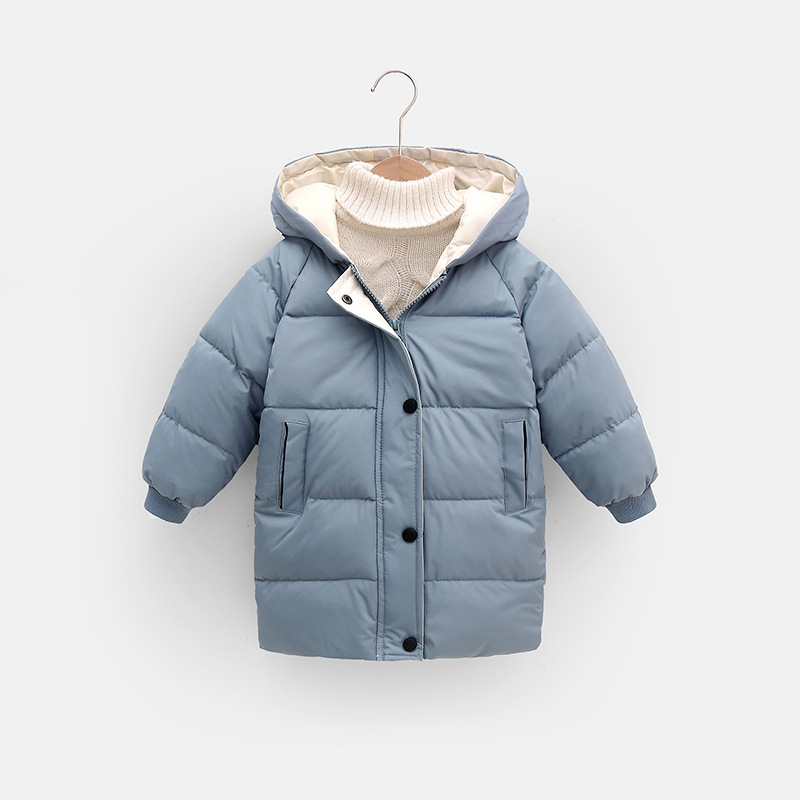 2022 Children's down and Wadded Jacket Winter Clothing Thickened Boys and Girls Medium and Large Children's Clothing Thick Coat Children's Cotton-Padded Jacket One Piece Dropshipping