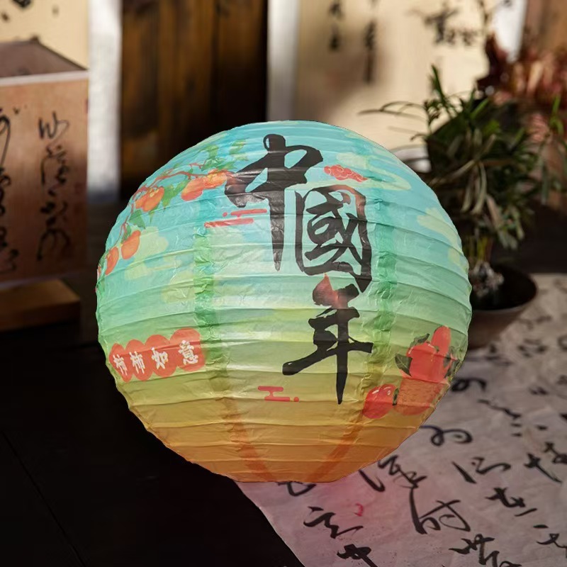 现货中国风灯笼婚礼喜字春节元旦中秋节国庆节橱窗场景图片手工