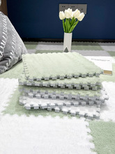床边毛绒地毯泡沫垫子卧室满铺韩式客厅榻榻米少女地板垫拼接地垫