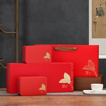小泡袋红茶包装盒空礼盒高档铁观音岩茶金骏眉大红袍茶叶礼盒通用