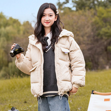 女童棉服冬季新款韩版中大童儿童加厚羽绒棉短款面包服棉服外套