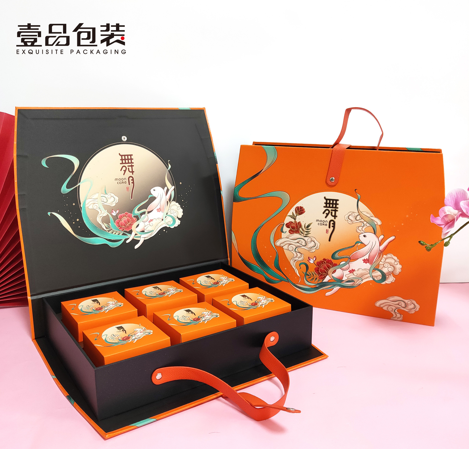 拿样链接 6粒装中秋月饼包装盒礼盒时尚精美铁盒现货支持定制logo