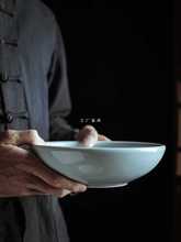 批发新中式影青8/9英寸面碗陶瓷餐具大汤碗菜碗简洁风格可印L