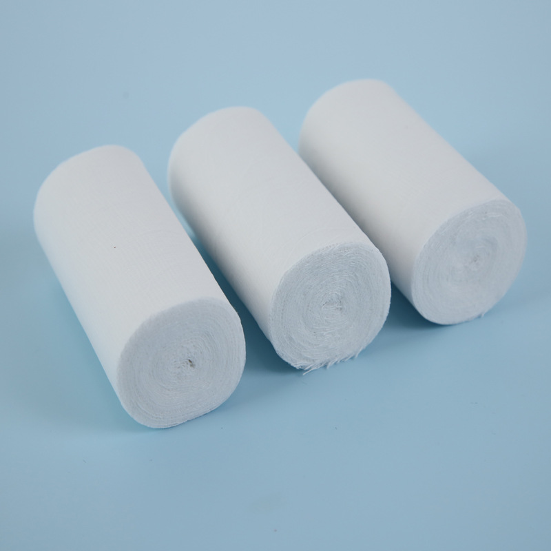 医用脱脂纱布 一次性纱布绷带 外科伤口 家用户外包扎敷料10卷