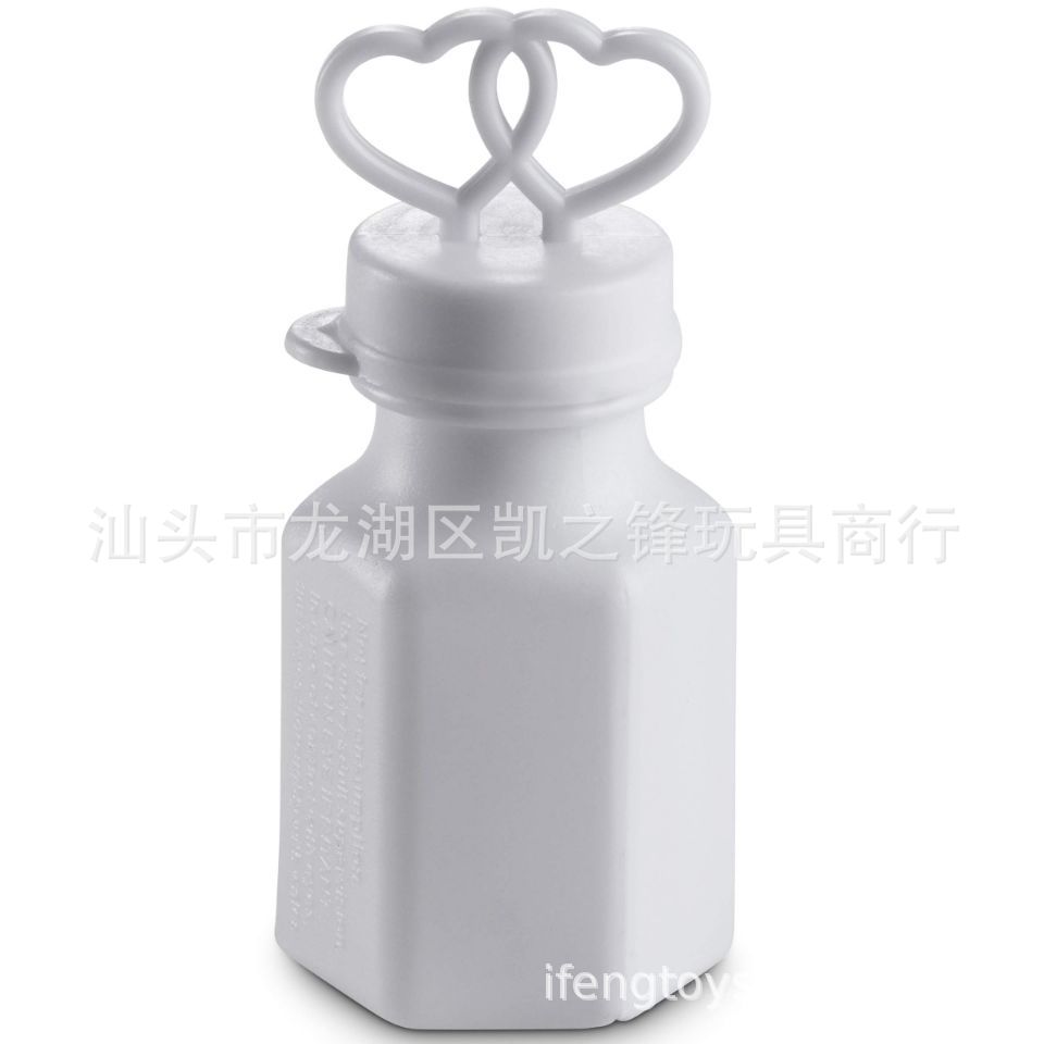 跨境亚马逊情人节双心吹泡泡玩具婚礼爱心派对迷你泡泡水玩具