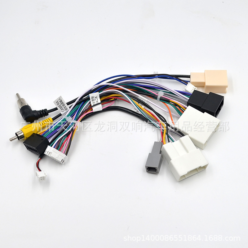 适用丰田18款凯美瑞中高配改导航一体机线带方控带天线带后视线束