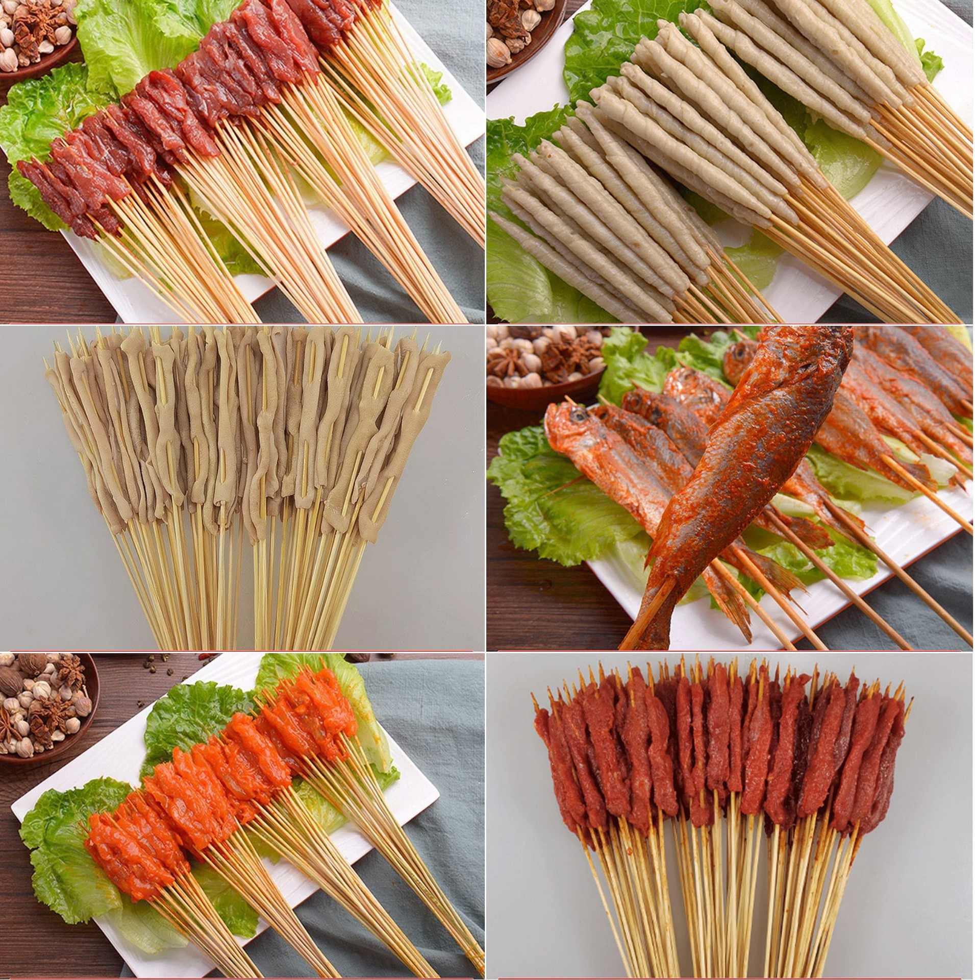 小串肉串商用烧烤食材冷冻半成品鸭肠掌中宝铁板油炸串串摆摊包邮