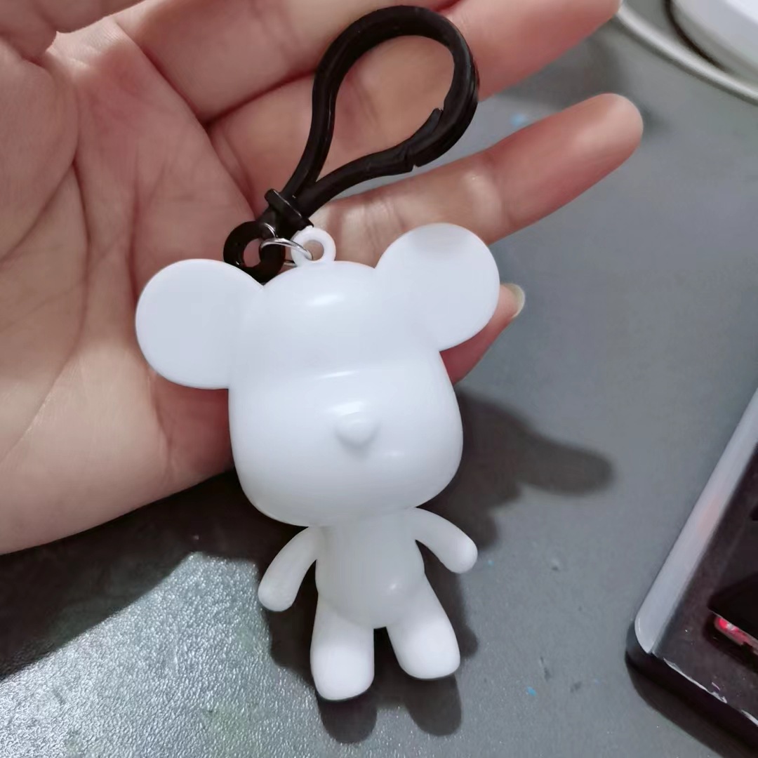 Fluid Bear Keychain Bear Internet Hot DIY Fluid Violent Bear Liquid Flowing Bear