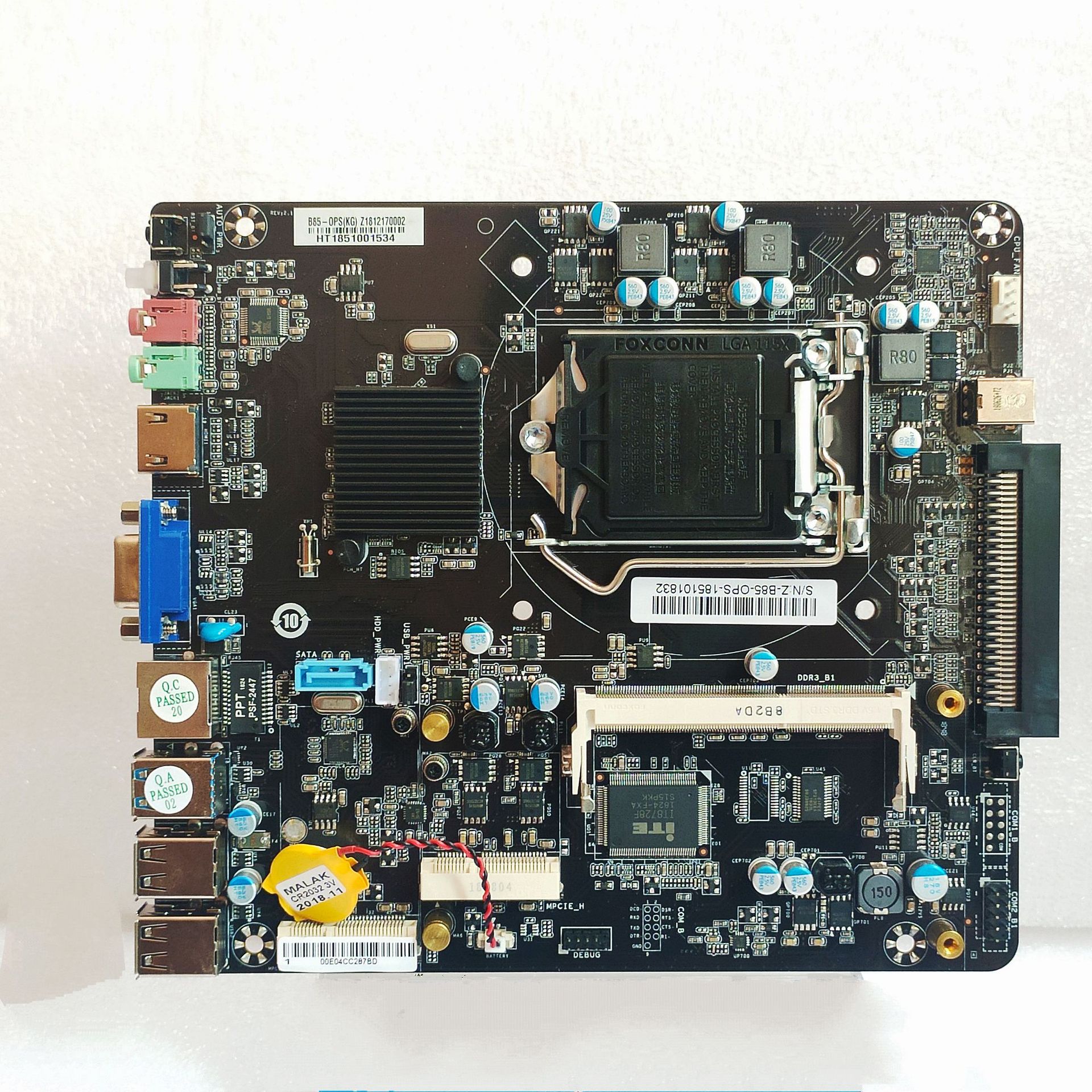 智仁lga1150 h81b85ops千兆网口教育会议一体机电子白板ops电脑