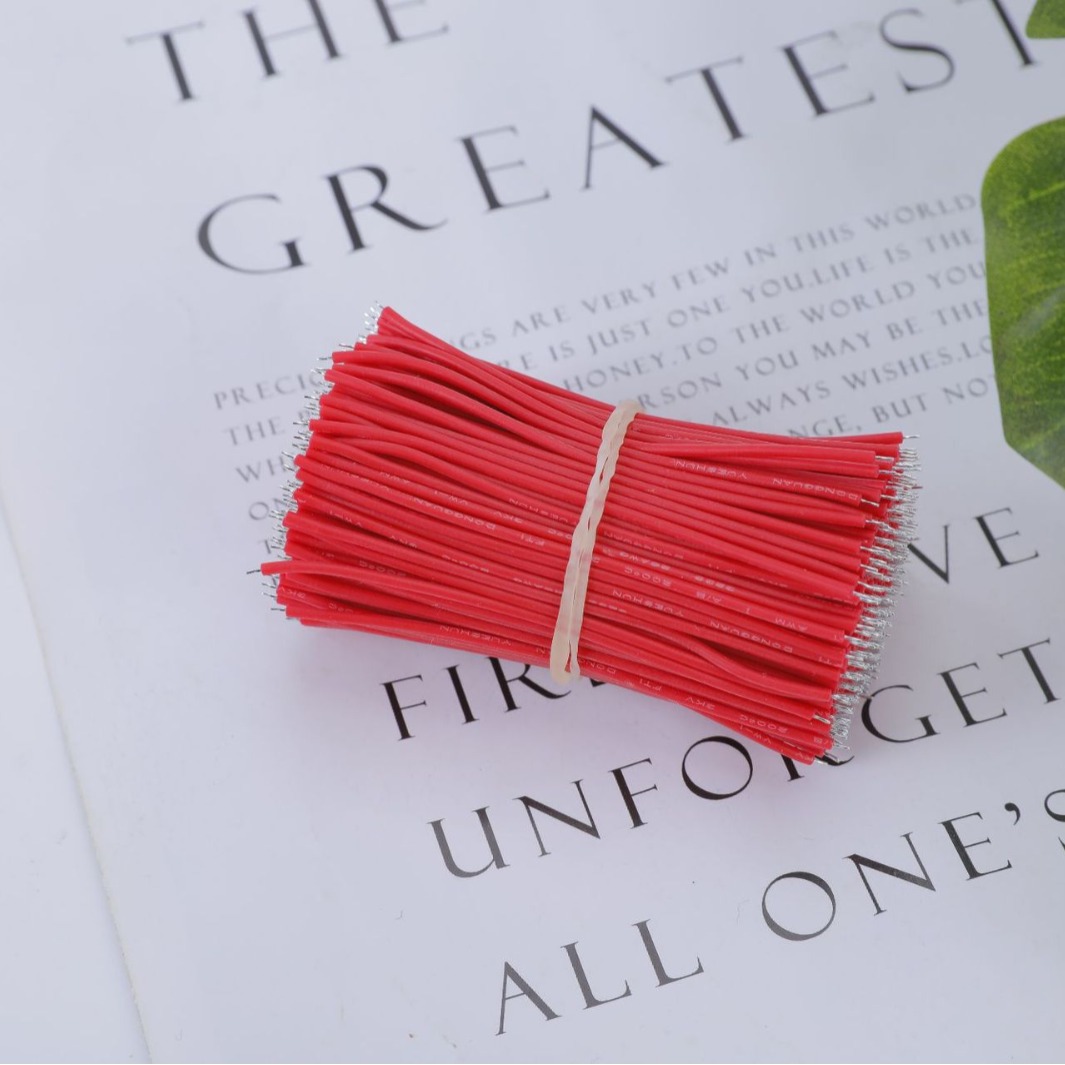 3239耐高温新能源电子线硅胶短线LED灯具线路板连接线材移动电源