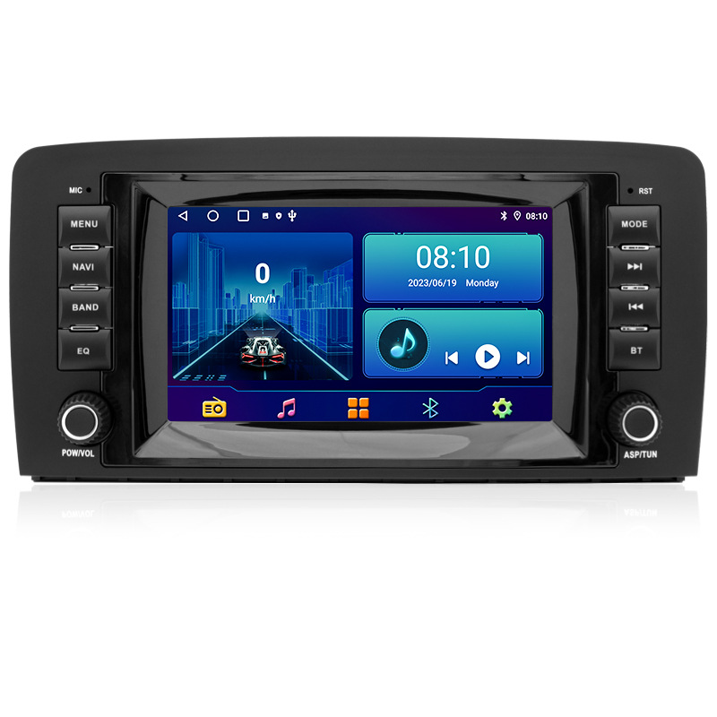 跨境外贸7寸奔驰r适用r300 r63 amg安卓导航多媒体手机互联一体