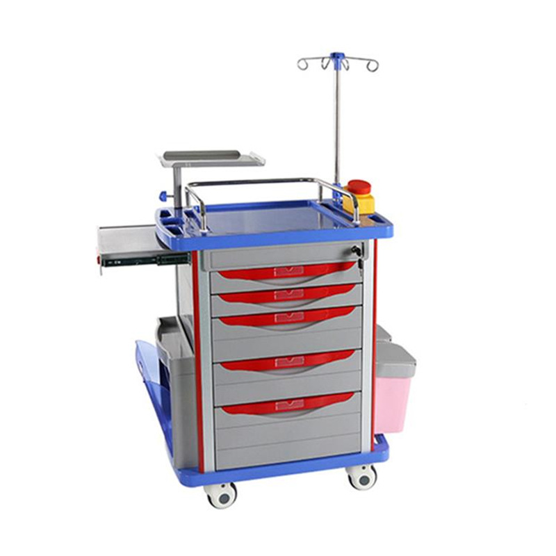 急救双抽abs推车口腔医院手术抢救推车医院器械小推车