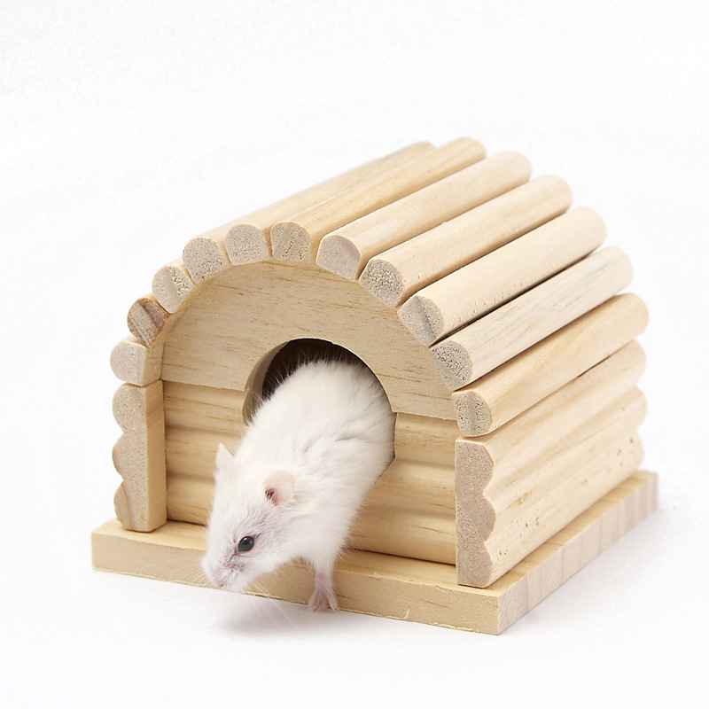 卡诺宠物仓鼠窝分体小屋小窝仓鼠房子熊仔木屋睡房睡眠用品包邮